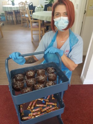 Chocolate Treats at our Residential Nursing Home in Kettering